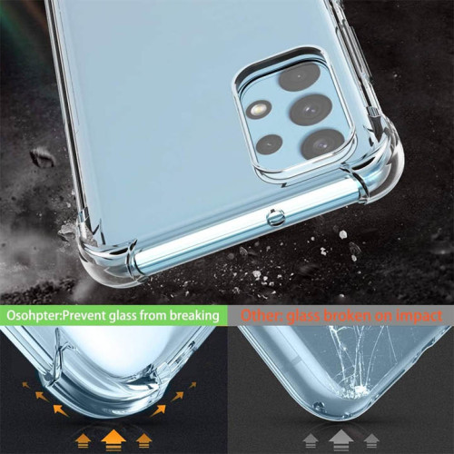 Samsung Galaxy A32 4G-A325F-A325M Integration Camera Protection, Crystal Clear Transparent Cover Case