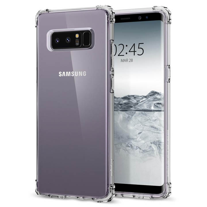 Samsung Galaxy Note 8 Integration Camera Protection, Crystal Clear Transparent Cover Case