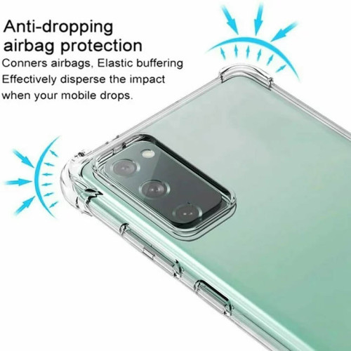 Samsung Galaxy S20 Fe-S20 Lite Integration Camera Protection, Crystal Clear Transparent Cover Case