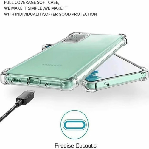 Samsung Galaxy S20 Fe-S20 Lite Integration Camera Protection, Crystal Clear Transparent Cover Case