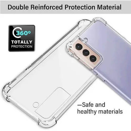 Samsung Galaxy S22 Integration Camera Protection, Crystal Clear Transparent Cover Case