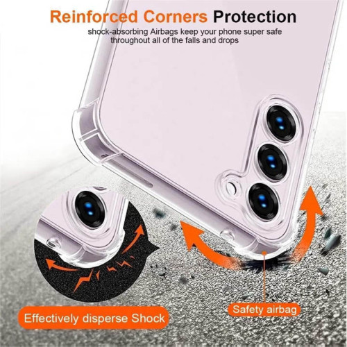 Samsung Galaxy S23 FE 5G Integration Camera Protection, Crystal Clear Transparent Cover Case