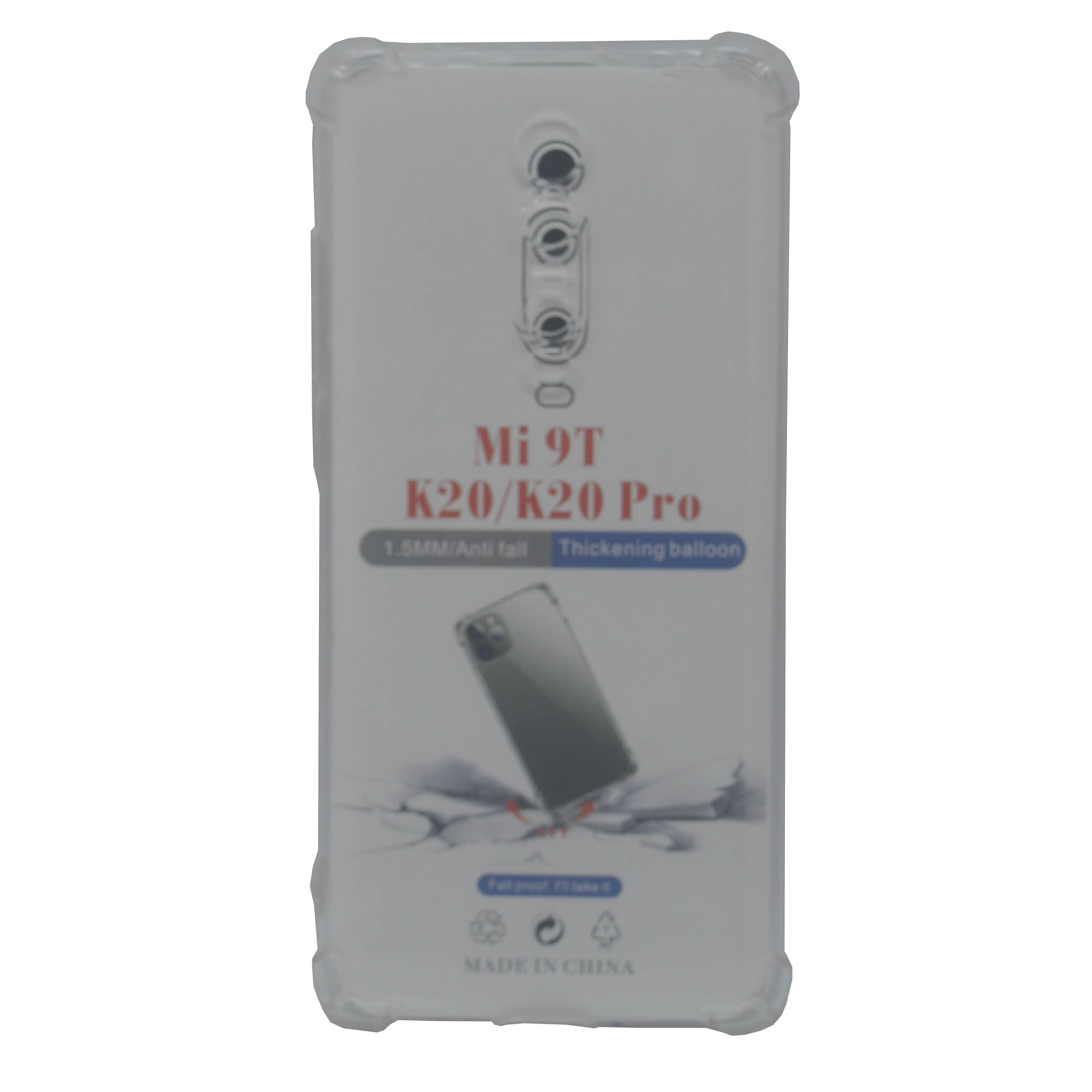 Redmi 9T K20-K20Pro Integration Camera Protection, Crystal Clear Transparent Cover Case