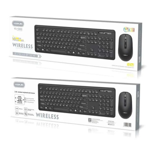 YesPlus Y-1302 Wireless Keyboard And Mouse Set