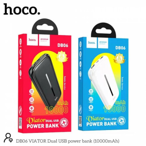 Hoco DB06 Dual USB Port Power Bank (10000mAh)