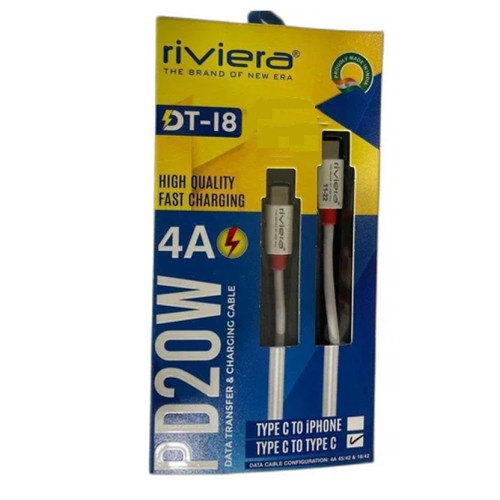 Riviera USB Type C Cable 1 m DT-18 20W