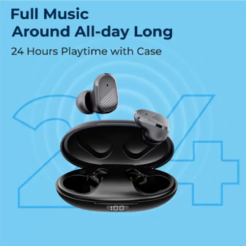 Riviera Newly Launched R002 Wireless Smart Buds Bluetooth 5.1 with 24hrs Upto Playback, Deep Bass Sound True Wireless Earbuds with Microphone