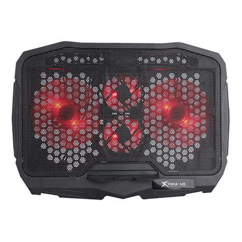 Xtrike Me FN-802 - Laptop Cooling Pad with Red Backlight Cooling Fan